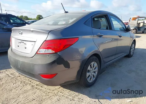 2016 Hyundai Accent Se z USA, uszkodzony, nr VIN KMHCT4AE5GU983228